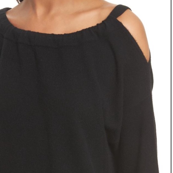 VINCE cashmere cold shoulder sweater - Picture 4 of 8